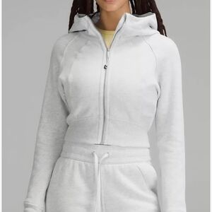 Lululemon Athletica Heather Gray Zip-Up Hoodie